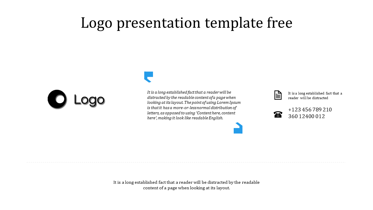 logo presentation template free